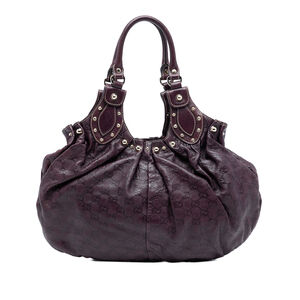 Pre-Loved Gucci Guccissima Studded Pelham Hobo